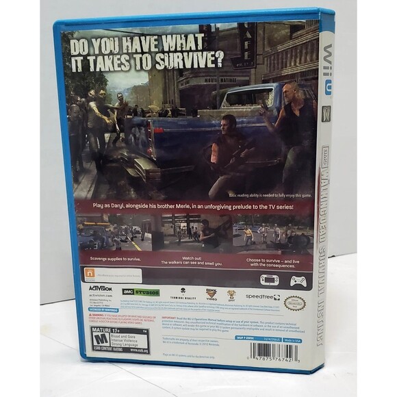 The Walking Dead Survival Instinct Wii U Game Activision AMC TV Series Tested - Picture 12 of 14